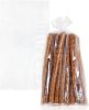 Pack of 50 Jumbo Bakery Bread Bags 10 x 8 x 24. Large Clear Gusseted Bags 10x8x24. 0.65 mil Thick. Polyethylene Bags for Home; Bakeries and Other Food