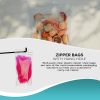 Pack of 500 Zipper Bags with Hang Hole; 12 x 15. Heavy Duty Polyethylene Bags 12x15. Thickness 4 mil. Seal Top Closure Bags. Plastic Poly Storage Bags