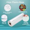 Pack of 250 Food Utility Bags on Roll 18 x 24. Twist Ties. 0.75 mil LLDPE Flat Bags 18x24. Plastic Bags on Roll for Storing and Transporting. Ideal fo