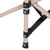 Outsunny Folding Camping Cot for Adults with Carry Bag, Side Pocket, Outdoor Portable Sleeping Bed for Travel, Camp, Vacation, 330 lbs. Capacity, Blac