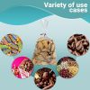 Pack of 50 Gusseted Poly Bags 5 x 3 x 15. Clear Polyethylene Bags 5x3x15. 2 Mil. Expandable Side Gusset Bags. Open Ended Bags for Industrial; Food Ser