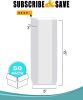 Pack of 50 Gusseted Poly Bags 5 x 3 x 15. Clear Polyethylene Bags 5x3x15. 2 Mil. Expandable Side Gusset Bags. Open Ended Bags for Industrial; Food Ser