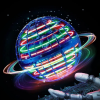 Flying Orb Ball Toy; Magic Hand Controlled Spinner Mini Drone; Fly Orb With 360¬∞ Rotating Spinning LED Light Christmas Or New Year Gifts